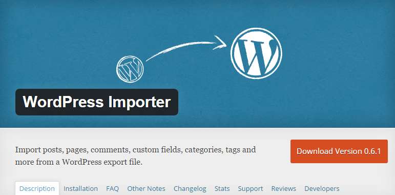 Імпорт постів з\в Wordpress
